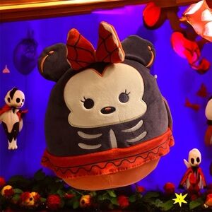 Squishmallow x Disney skeletal Minnie Mouse